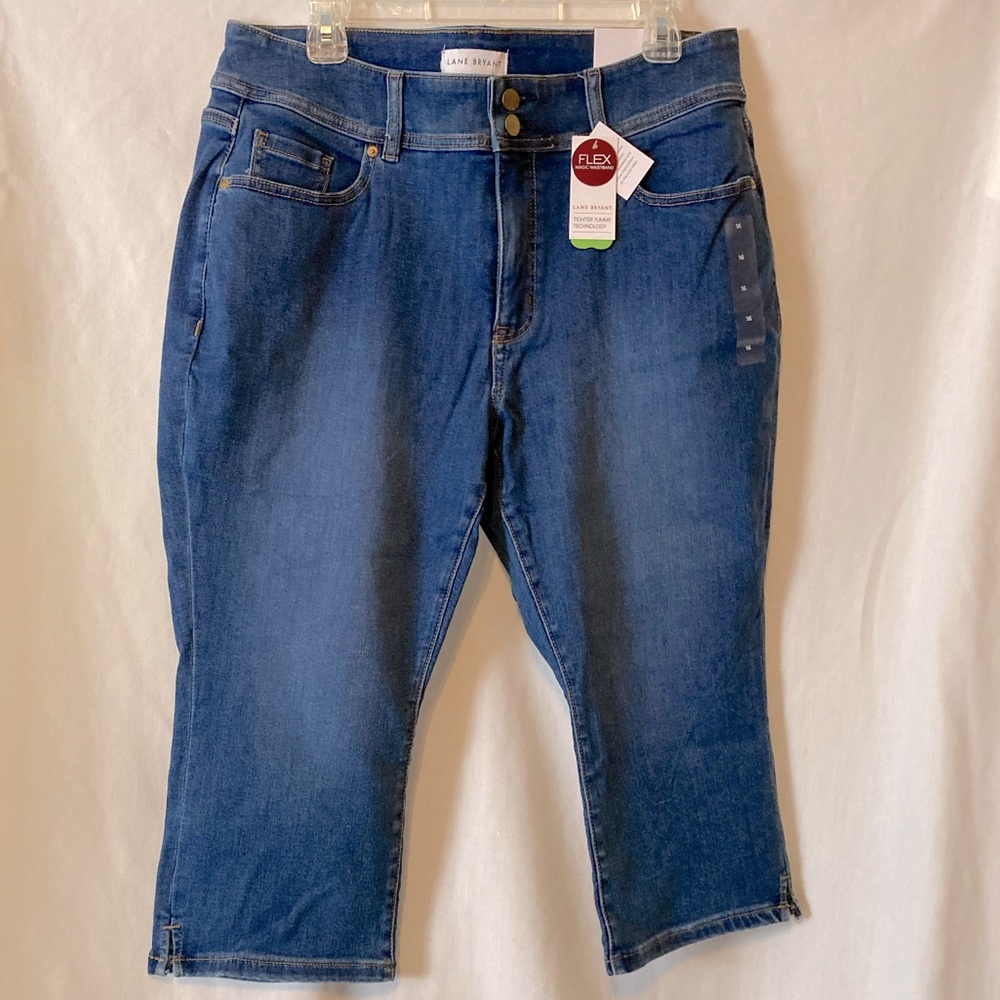 NWT Lane Bryant Size 16 Soft Jean Capris
